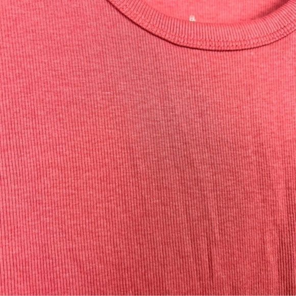 A New Day Coral Rubbed Snap Body Suit Sleeveless womens size large - Picture 3 of 6